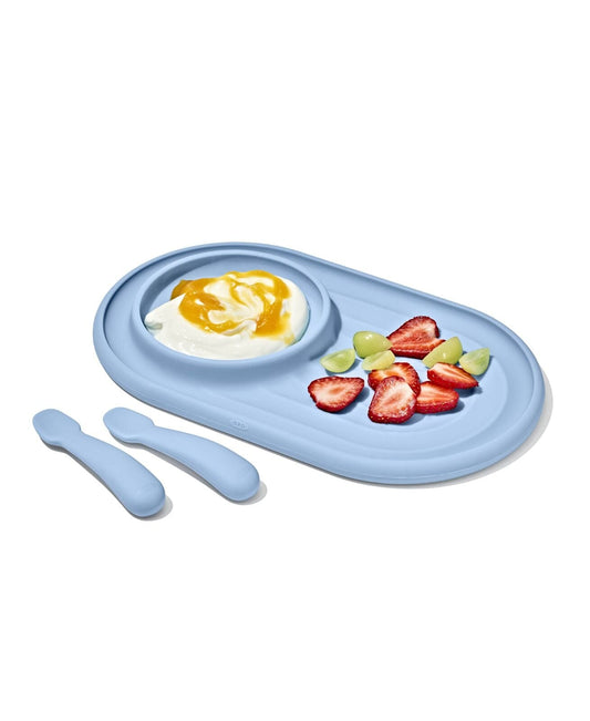 textured-suction-plate-and-spoons-set-3-piece-f1 tot_61177200_developmental-plate-2-spoon-set-dusk_macys_pdp_00_main.jpeg